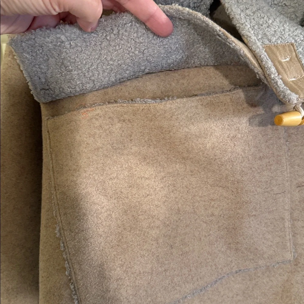 Free People Slouchy Hooded Duffle Jacket